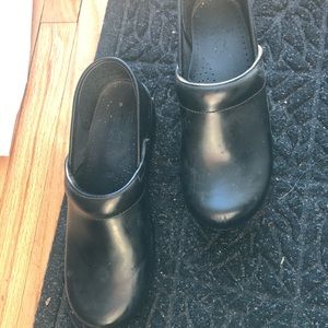 Dansko black clogs